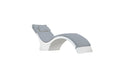 Ledge Lounger Signature Chaise Deep Cushion With Pillow — Standard Fabric-4636 Storm