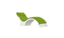 Ledge Lounger Signature Chaise Deep Cushion With Pillow — Standard Fabric-T16 Lime