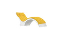 Ledge Lounger Signature Chaise Deep Cushion With Pillow — Prem. 1 Fabric-4602 Sunflower Yellow