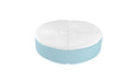 Ledge Lounger Signature 6' Round Sunbed Five Piece with Hole — Frost Base-4634 White Fabric