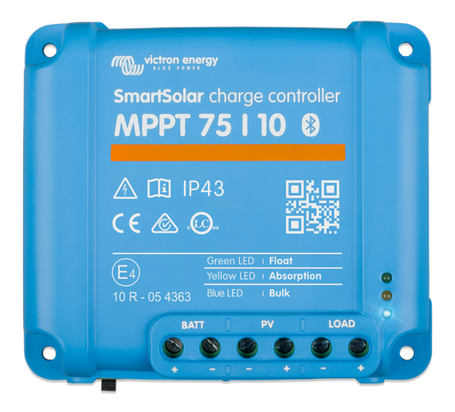 Victron SmartSolar MPPT 75/10 - Solar Charge Controller - Victron SmartSolar MPPT 75/10 | Solar Charge Controller front view