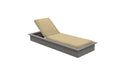 Ledge Lounger Echo Chaise — Gray Base-4633 Linen Fabric