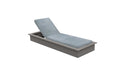 Ledge Lounger Echo Chaise — Gray Base-4636 Storm Fabric