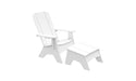 Ledge Lounger Mainstay Adirondack Ottoman — White