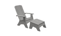 Ledge Lounger Mainstay Adirondack Ottoman — Gray