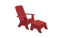 Ledge Lounger Mainstay Adirondack Ottoman — Red