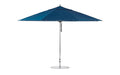 Ledge Lounger Essential Umbrella 13' Octagon Pulley — Silver Pole-Classic Ball Finial-R175 Captain Navy Fabric