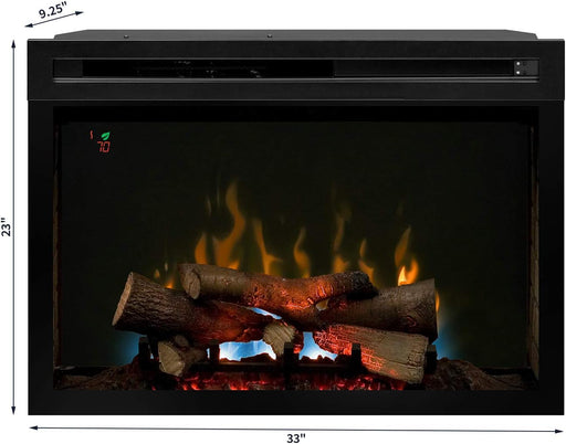 Dimplex 33-In Multi-Fire XD Plug-In Electric Fireplace Insert (PF3033HL) Dimplex