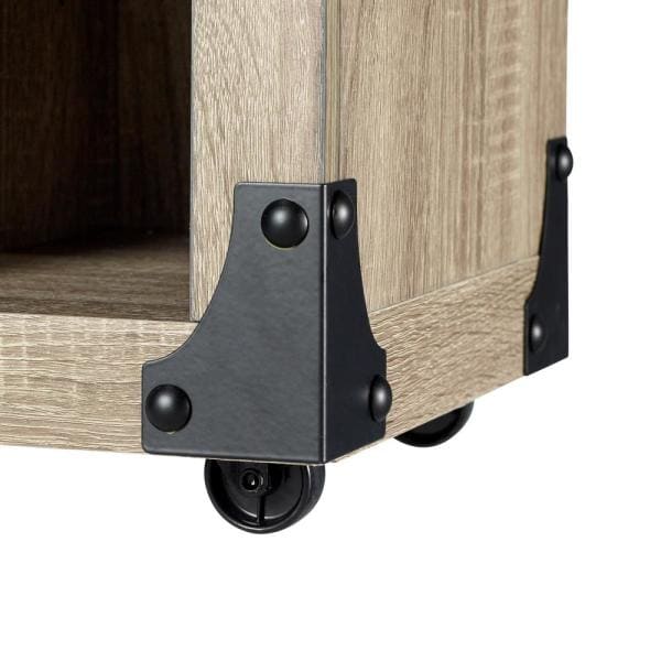 Dimplex Chelsea 37-Inch Media Console with 18-Inch Electric Fireplace in Distressed Oak (C3P18LJ-2086DO) Dimplex