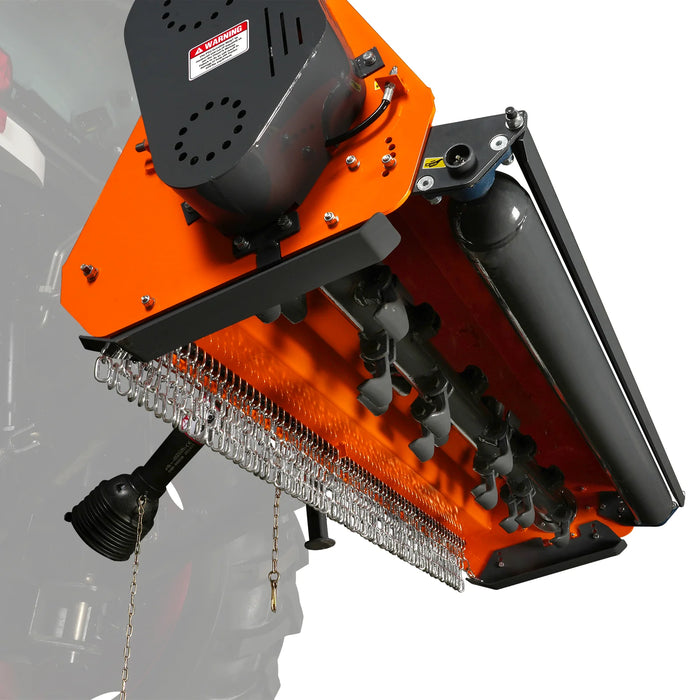 3-Point PTO Stump Grinder & 60'' PTO Flail Mower Combo, SG24&EFS60