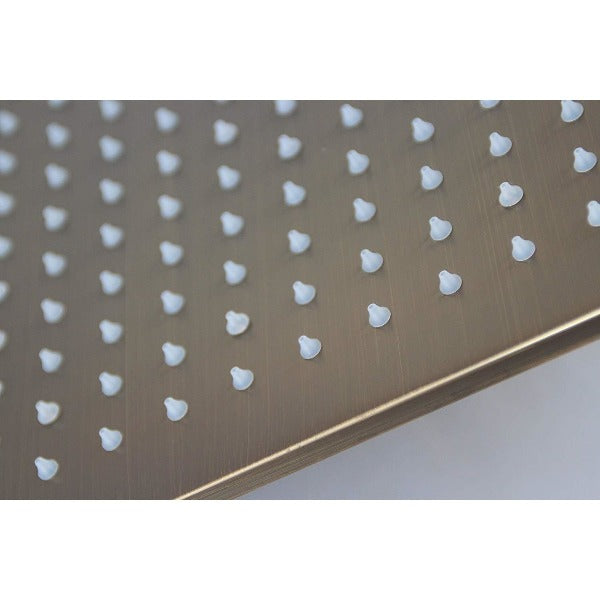 Cascada 8"x16" Stainless Steel Rainfall LED Shower Head - View 11