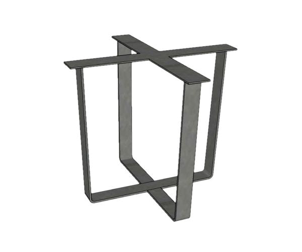 902 U Pedestal Steel Dining Base