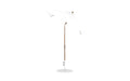 Ledge Lounger Essential Umbrella 6.5' Square Crank Auto Tilt — Bronze Pole-Classic Ball Finial-R099 White Fabric