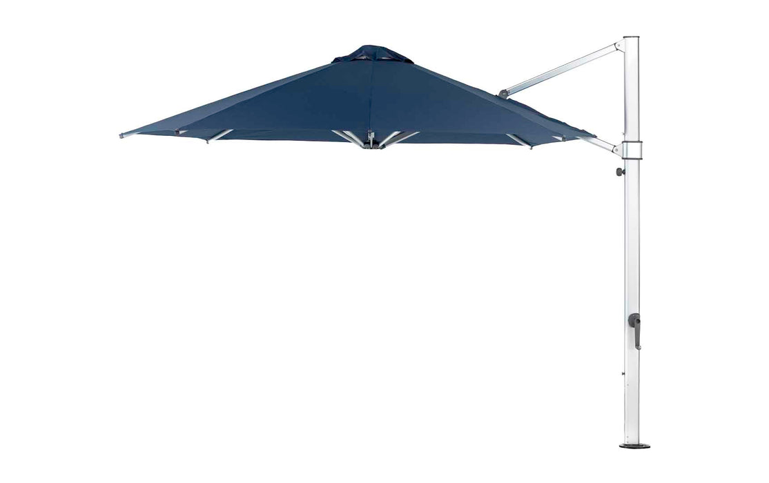 Ledge Lounger Ultra Umbrella - 11' Octagon — atte Silver Pole-STK-R175-Captain Navy