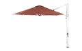 Ledge Lounger Ultra Umbrella - 11' Octagon — atte Silver Pole-STK-R104-Terracotta