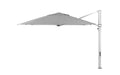 Ledge Lounger Ultra Cantilever Umbrella-13' Octagon — Matte Silver Pole-Stock Fabric-R138 Cadet Grey