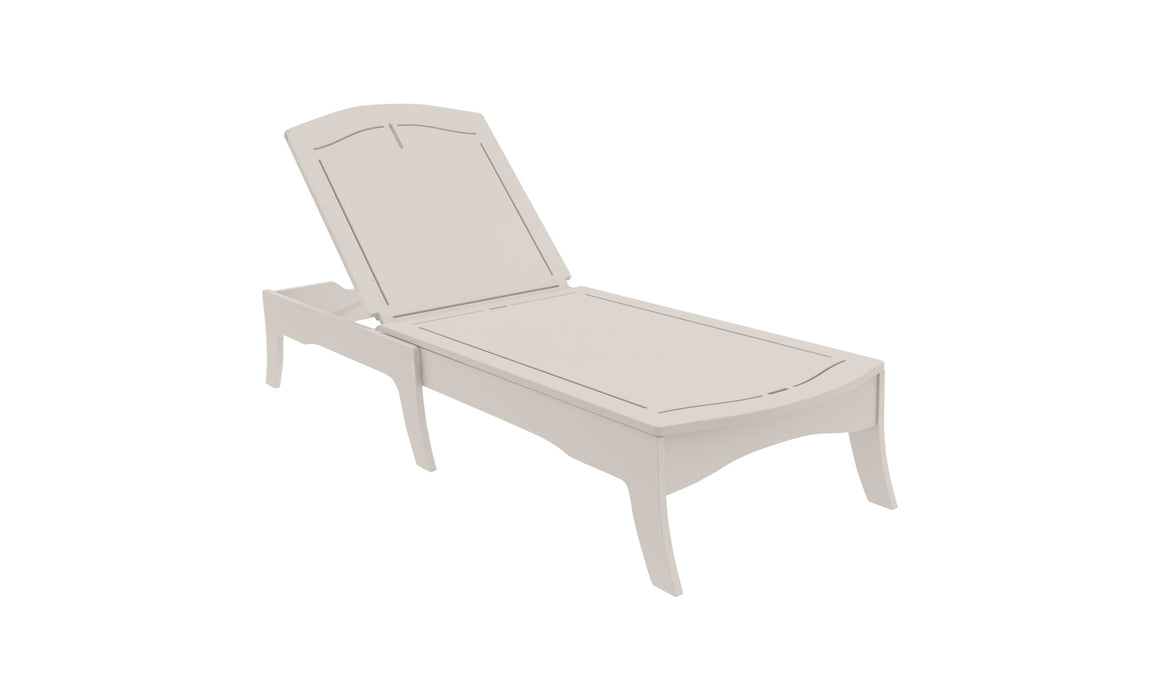 Ledge Lounger Legacy Chaise — Cloud Base-4634 White Fabric
