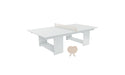 Ledge Lounger Table Tennis — White Base-Cloud Net-Cloud Paddles-Cloud Accent