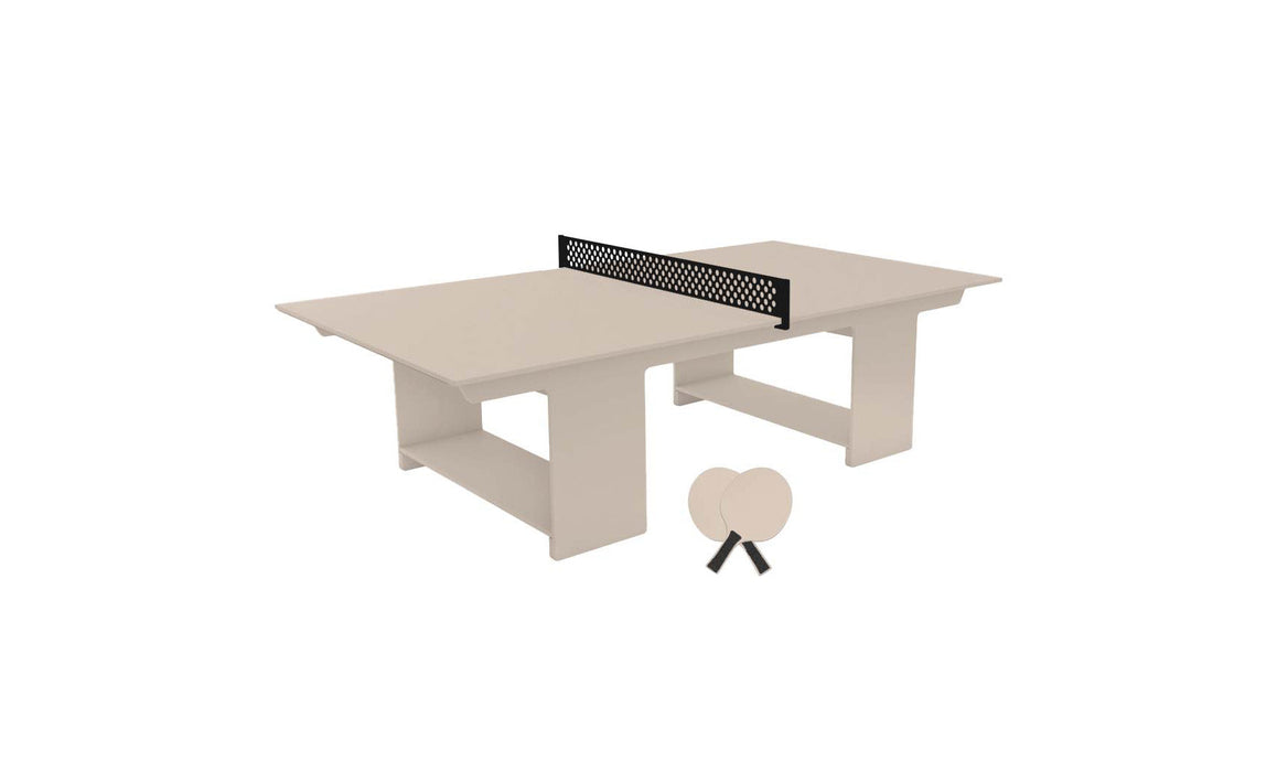 Ledge Lounger Table Tennis — Cloud Base-Black Net-Cloud Paddles-Black Accent