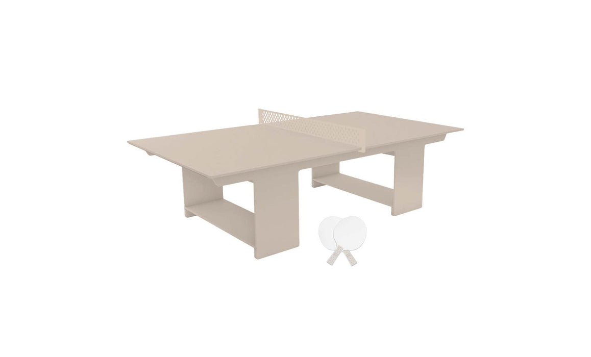 Ledge Lounger Table Tennis — Cloud Base-Cloud Net-White Paddles-Cloud Accent