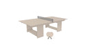 Ledge Lounger Table Tennis — Cloud Base-Gray Net-Cloud Paddles-Gray Accent