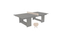 Ledge Lounger Table Tennis — Gray Base-Cloud Net-Cloud Paddles-Cloud Accent