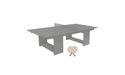 Ledge Lounger Table Tennis — Gray Base-Gray Net-Cloud Paddles-Gray Accent