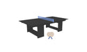 Ledge Lounger Table Tennis — Black Base-Sky Blue Net-Cloud Paddles-Sky Blue Accent