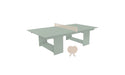Ledge Lounger Table Tennis — Sage Green Base-Cloud Net-Cloud Paddles-Cloud Accent