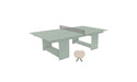 Ledge Lounger Table Tennis — Sage Green Base-Gray Net-Cloud Paddles-Gray Accent