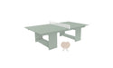 Ledge Lounger Table Tennis — Sage Green Base-White Net-Cloud Paddles-White Accent