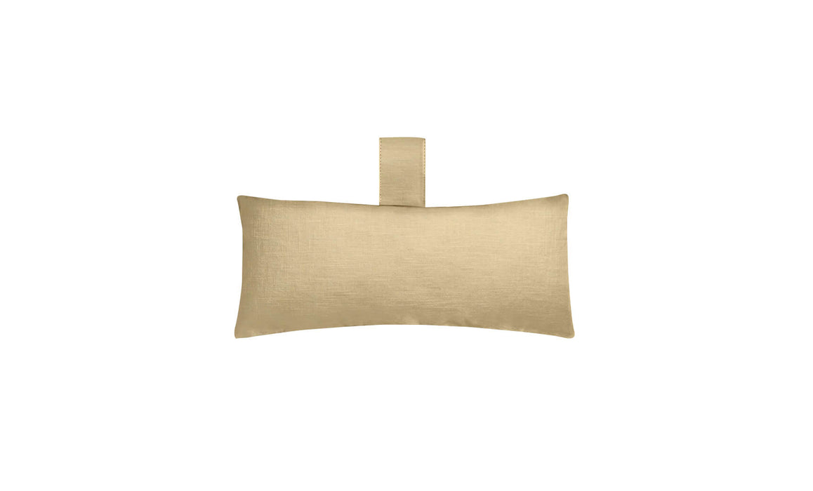 Ledge Lounger Autograph Chaise Headrest Pillow — Stock-4633 Linen