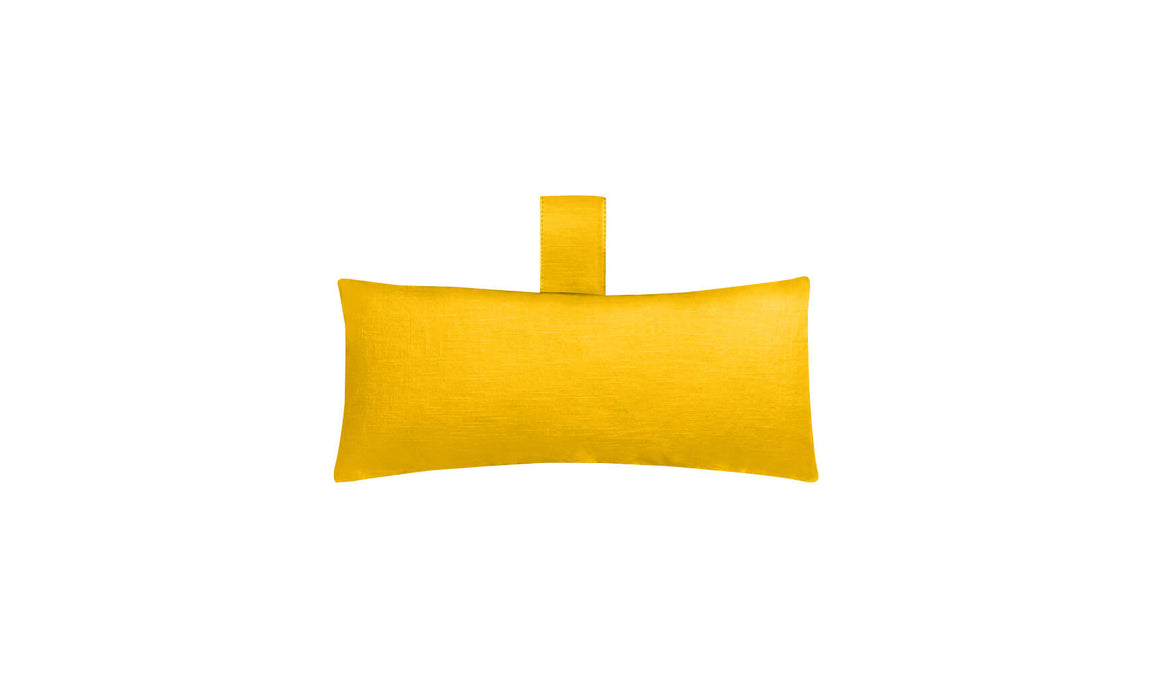 Ledge Lounger Autograph Chaise Headrest Pillow — Prem. 1-4602 Sunflower Yellow