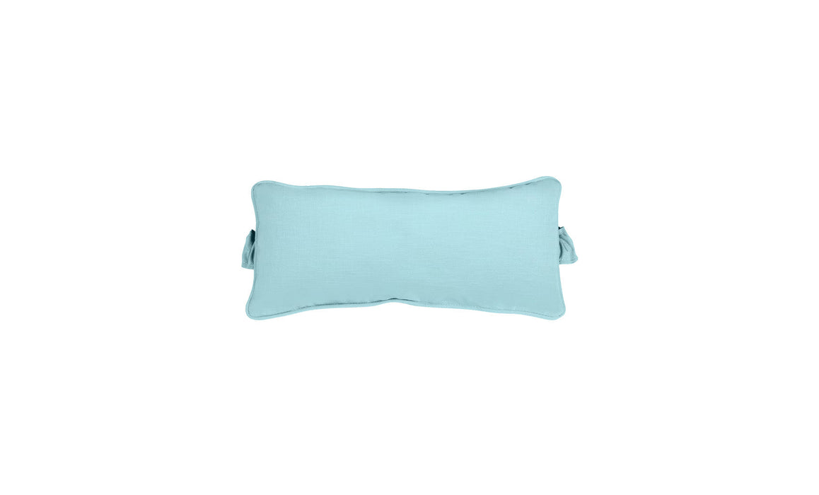 Ledge Lounger Signature Chaise Headrest Pillow — Premium Stock-CMB Canvas Mineral Blue