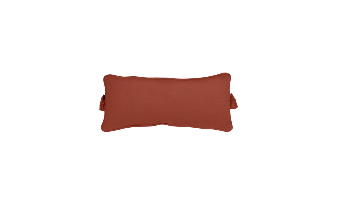 Ledge Lounger Signature Chaise Headrest Pillow — STD-4622 Terracotta