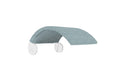 Ledge Lounger Signature Chair Shade — White Frame-JA Jetty Aruba Fabric