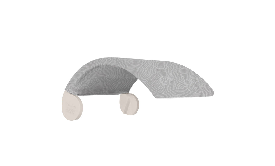 Ledge Lounger Signature Chair Shade — Cloud Frame-SSL Seacrest Silver Lining Fabric