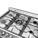 Cosmo 36-Inch 3.8 Cu. Ft. Single Oven Gas Range with 5 Burner Cooktop in Stainless Steel (COS-965AGC) Cosmo