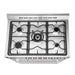 Cosmo 36-Inch 3.8 Cu. Ft. Single Oven Gas Range with 5 Burner Cooktop in Stainless Steel (COS-965AGC) Cosmo