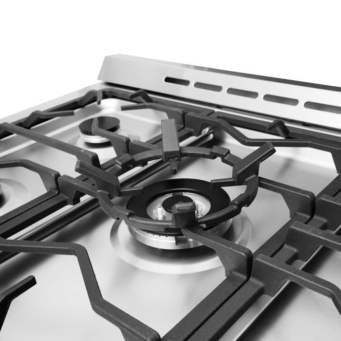 Cosmo 36-Inch 3.8 Cu. Ft. Single Oven Gas Range with 5 Burner Cooktop in Stainless Steel (COS-965AGC) Cosmo