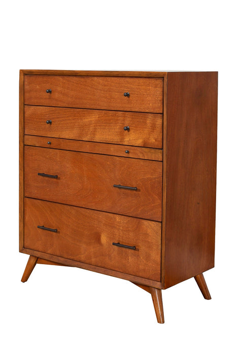 Alpine Furniture Flynn Chest, Chestnut