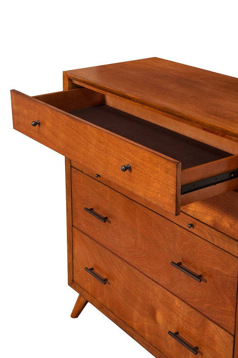 Alpine Furniture Flynn Chest, Chestnut