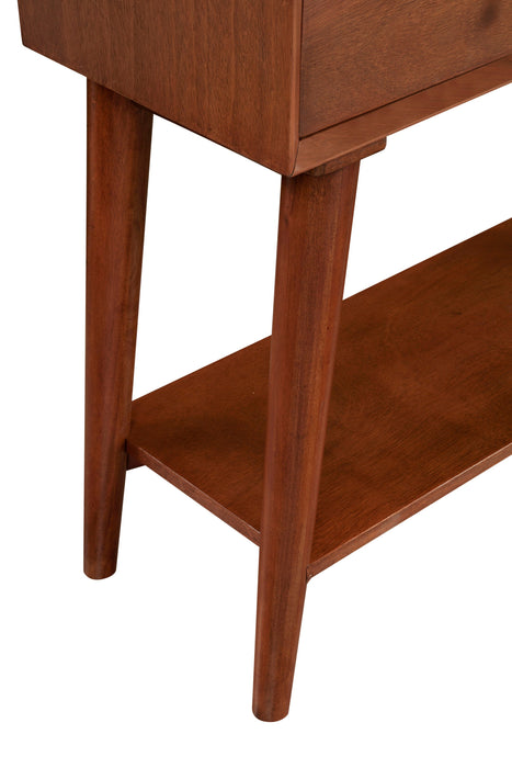 Alpine Furniture Flynn Console Table, Chestnut