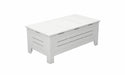 Ledge Lounger Mainstay Storage Coffee Table — White