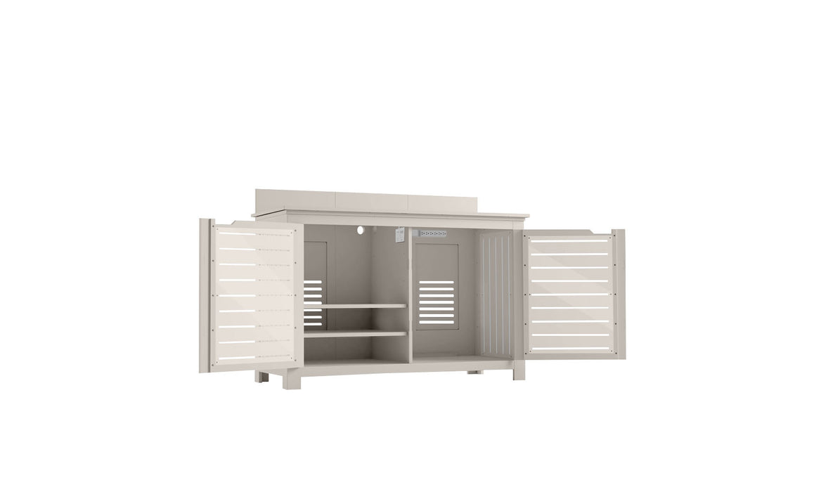 Ledge Lounger Mainstay Bar Credenza No Mount — Cloud