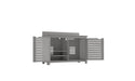Ledge Lounger Mainstay Bar Credenza No Mount — Gray