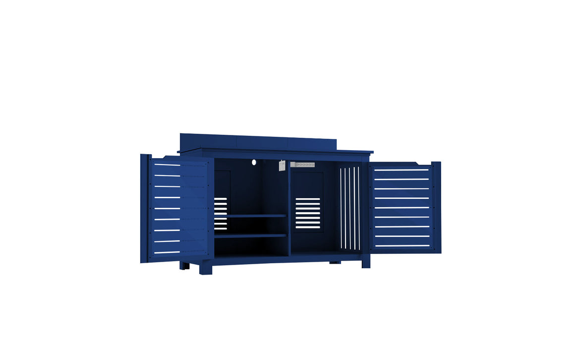 Ledge Lounger Mainstay Bar Credenza No Mount — Navy