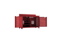 Ledge Lounger Mainstay Bar Credenza No Mount — Red