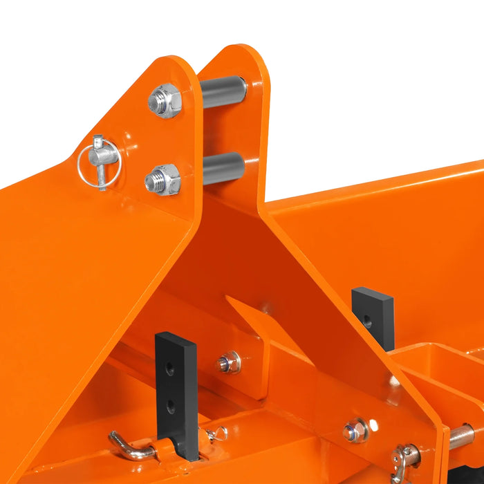 96" Box Blade Scraper with 8 Shanks 3 Point Hitch Tractor Attachment, — view 6