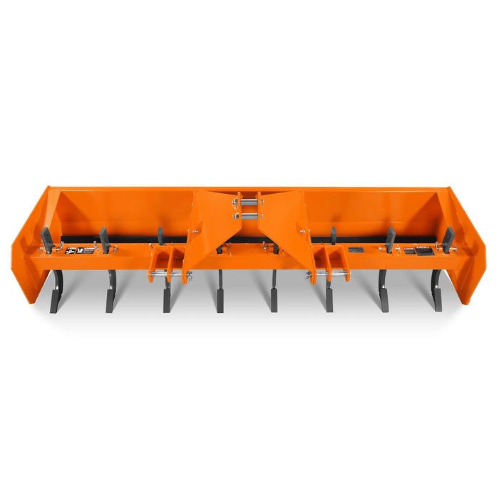 96" Box Blade Scraper with 8 Shanks 3 Point Hitch Tractor Attachment, — view 10